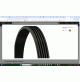 Timing Belt  Micro V Belt - 5 ribs - 5PK830 RCMA